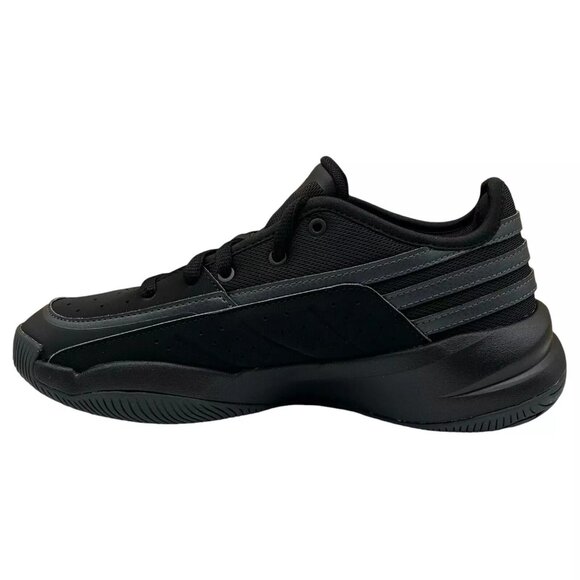 Adidas Front Court Low Top Basketball Sneakers Size Men\'s 6.5/Women\'s‎ 7.5 Black main image 4